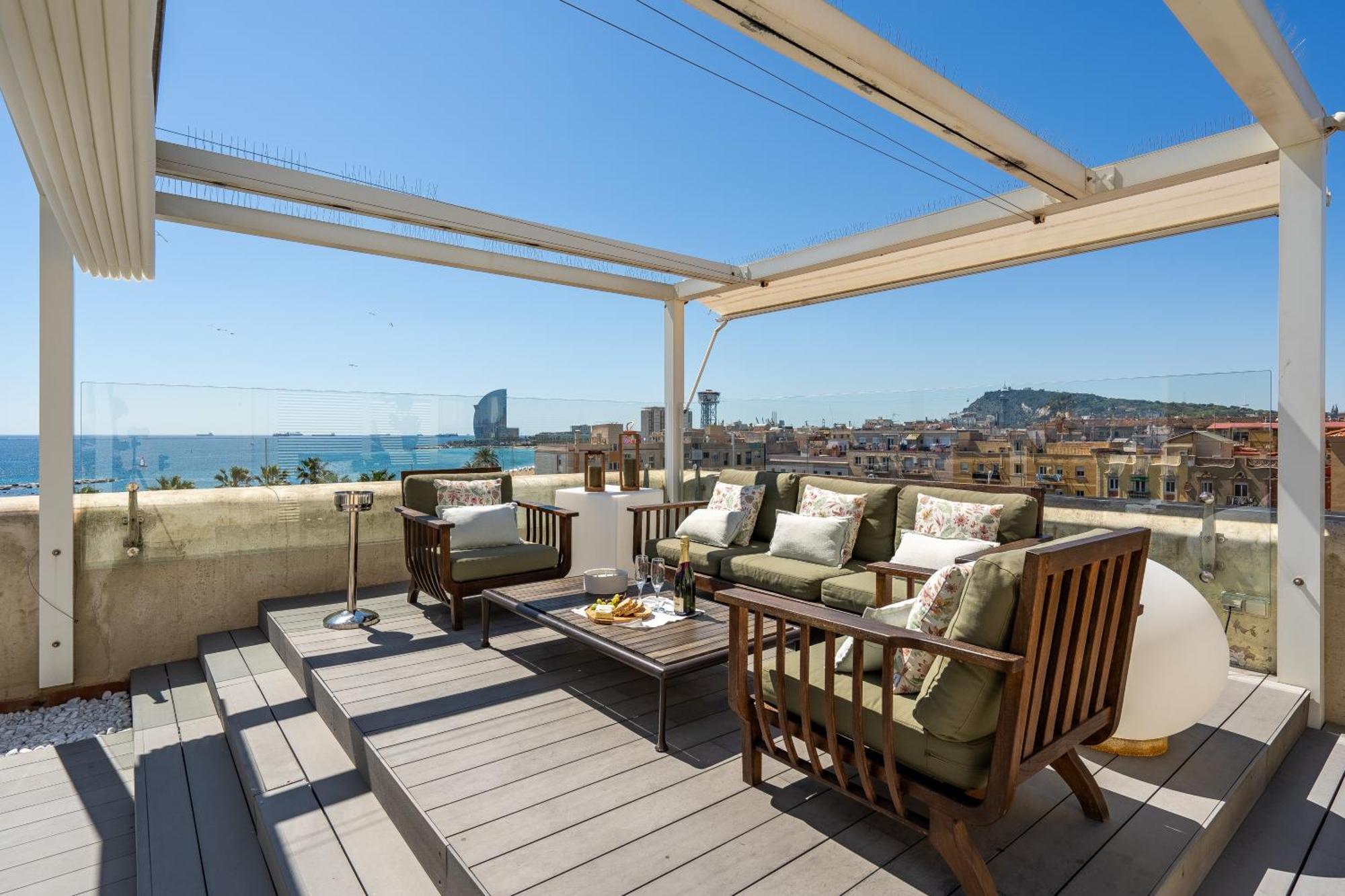 Kronos On The Beach Attic Suite Barcelone Extérieur photo