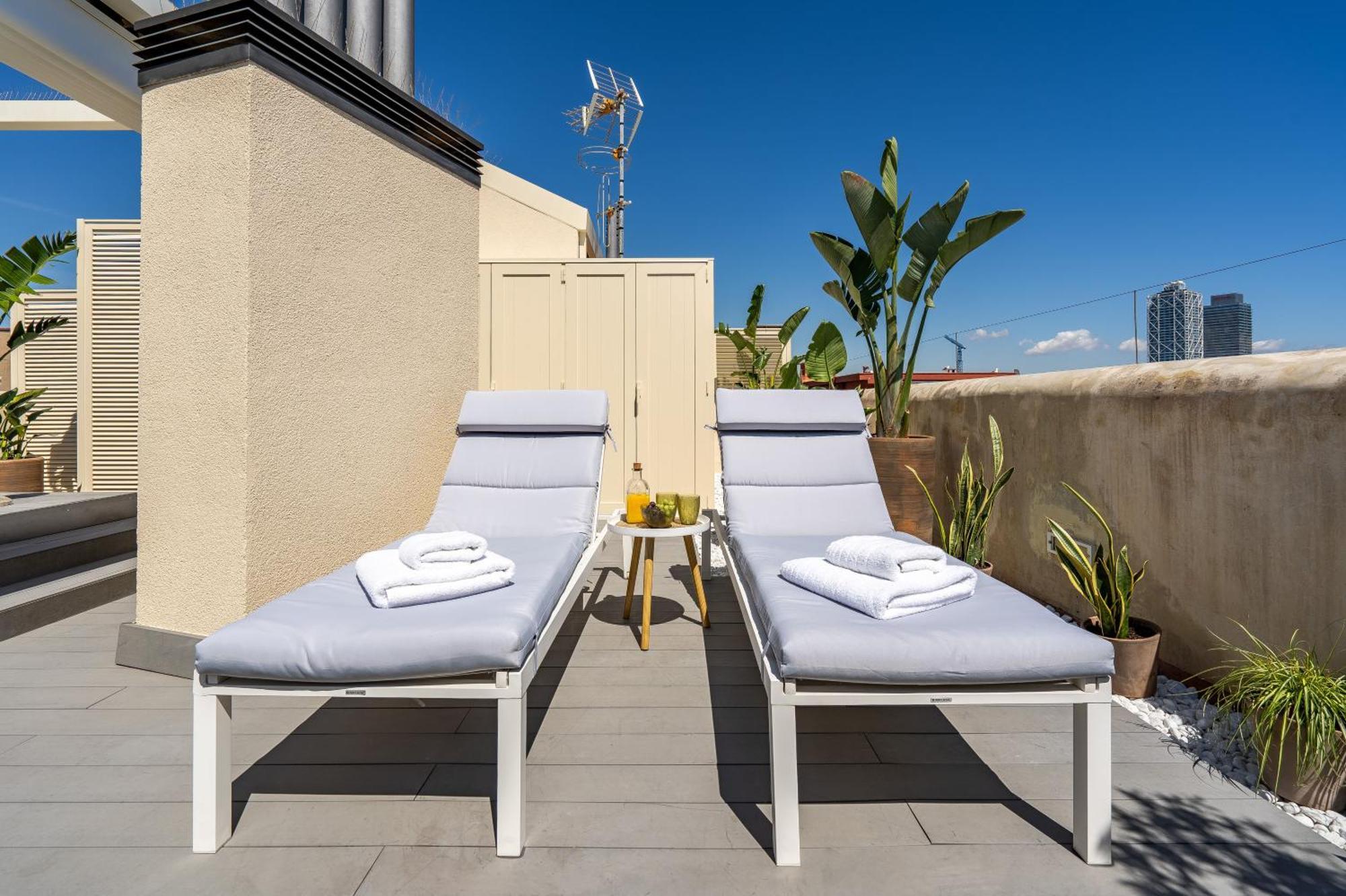 Kronos On The Beach Attic Suite Barcelone Extérieur photo