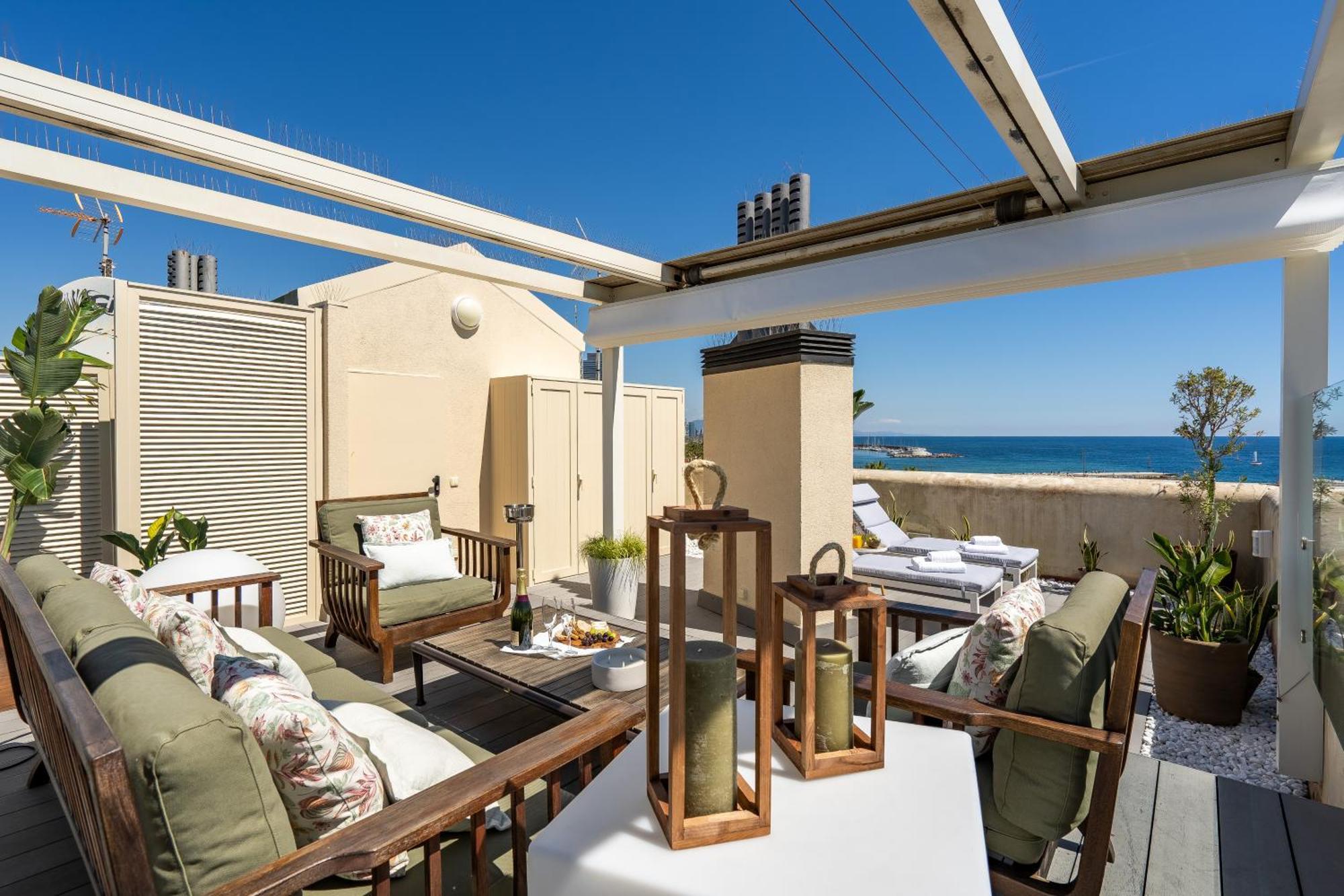 Kronos On The Beach Attic Suite Barcelone Extérieur photo