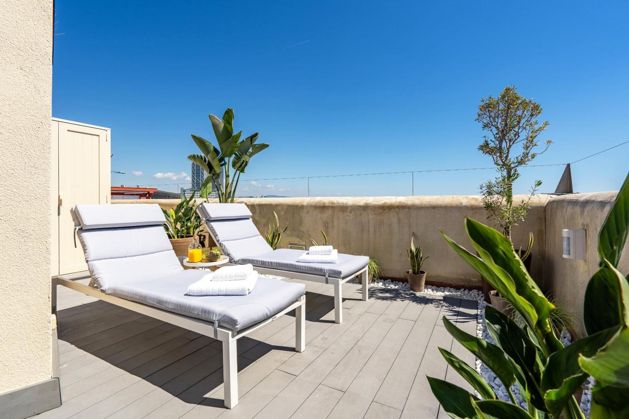 Kronos On The Beach Attic Suite Barcelone Extérieur photo